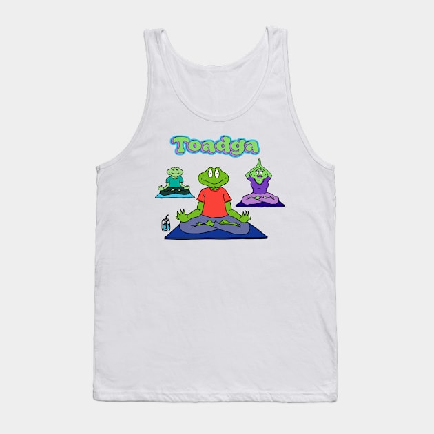 Toadga Yoga Tank Top by King Stone Designs